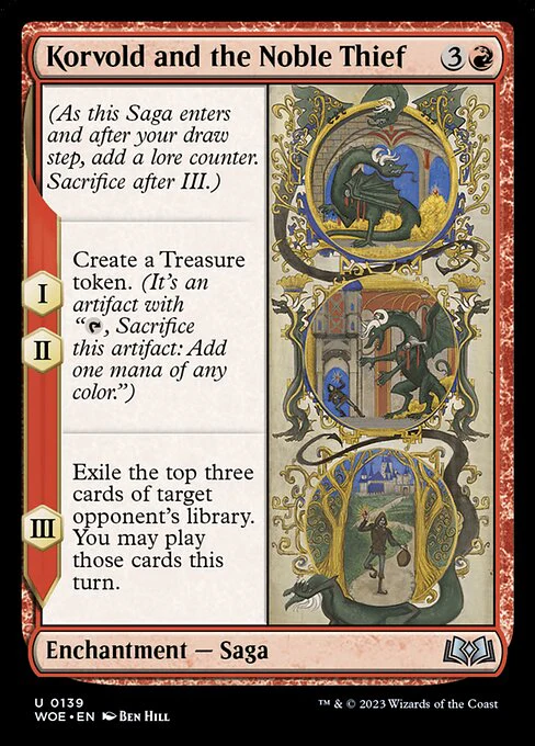 Korvold and the Noble Thief (139) - Wilds of Eldraine
