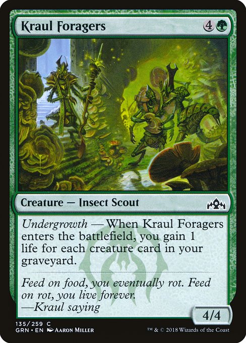 Kraul Foragers (135) (Foil) - Guilds of Ravnica
