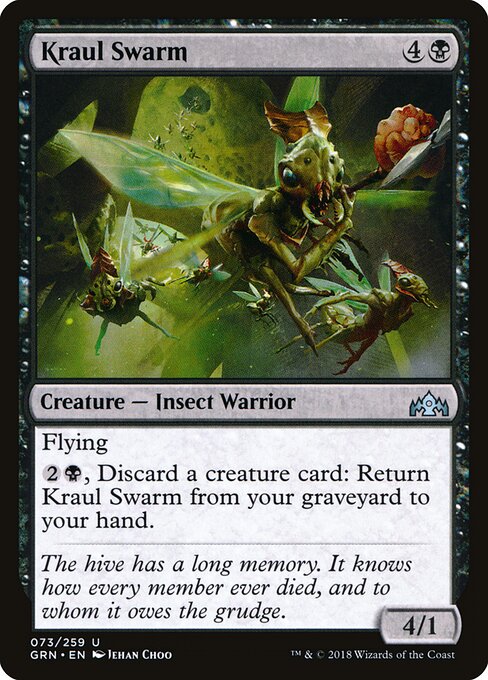 Kraul Swarm (73) (Foil) - Guilds of Ravnica