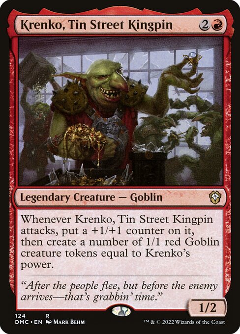 Krenko, Tin Street Kingpin (124) - Dominaria United Commander