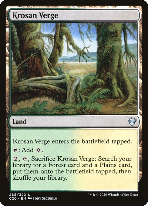 Krosan Verge (285) - Commander 2020