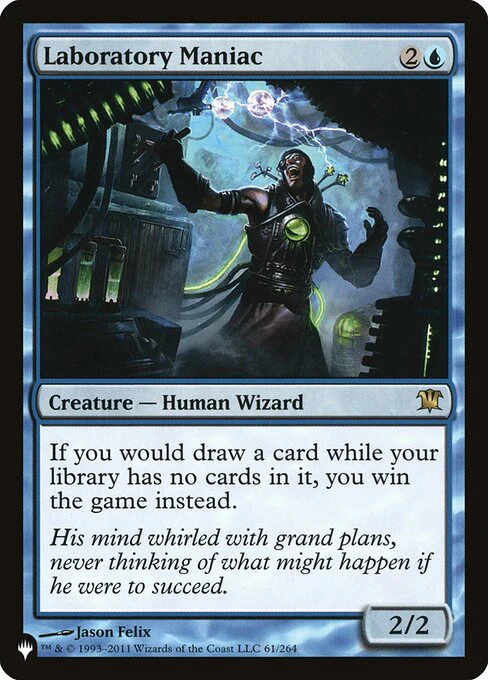 Laboratory Maniac (ISD-61) - The List