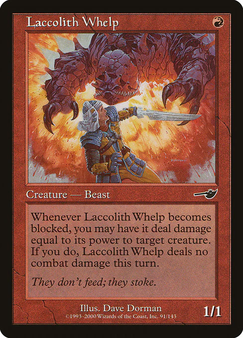 Laccolith Whelp (91) (Foil) - Nemesis