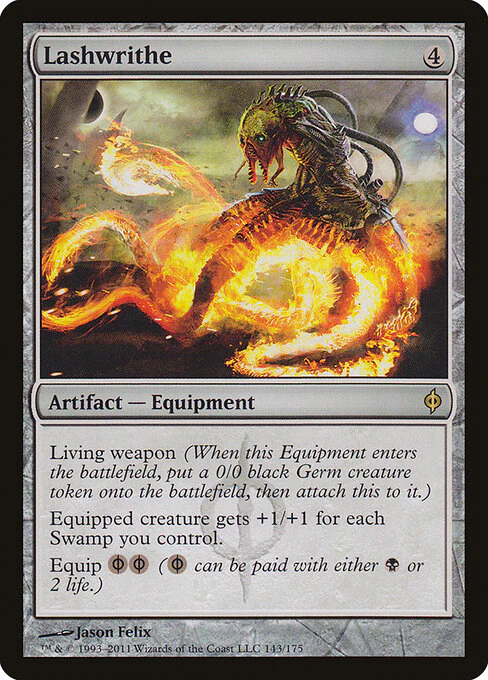 Lashwrithe (143) (Foil) - New Phyrexia