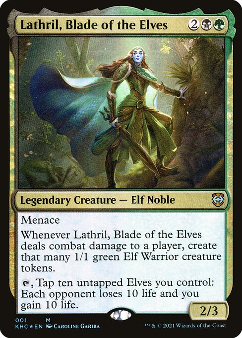 Lathril, Blade of the Elves (1) - Kaldheim Commander