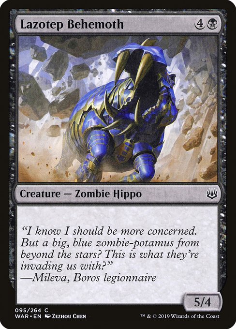 Lazotep Behemoth (95) (Foil) - War of the Spark