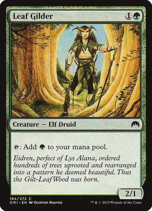 Leaf Gilder (184) (Foil) - Magic Origins