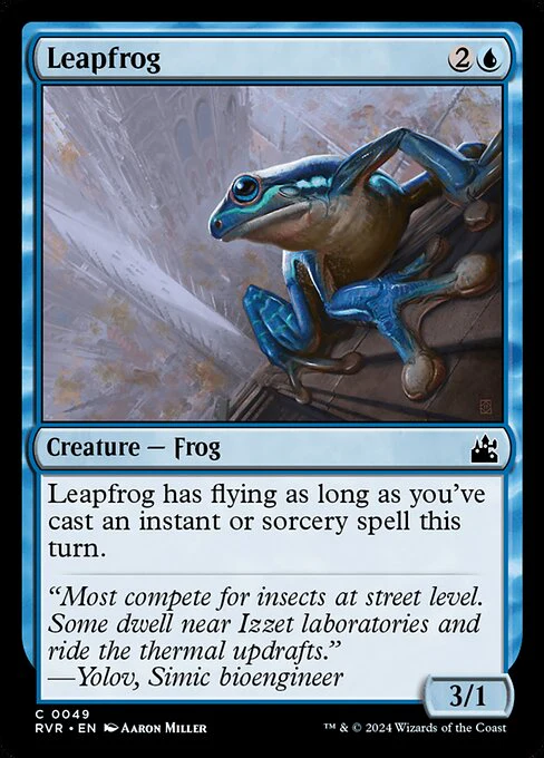 Leapfrog (49) (Foil) - Ravnica Remastered