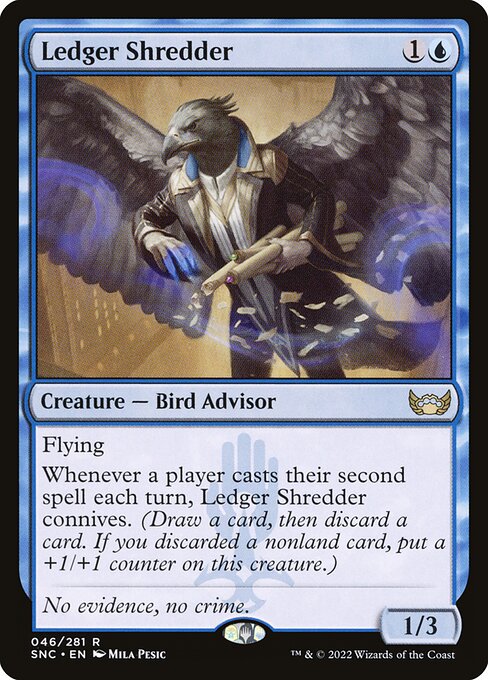 Ledger Shredder (46) (Foil) - Streets of New Capenna