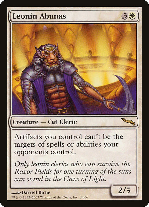 Leonin Abunas (8) (Foil) - Mirrodin