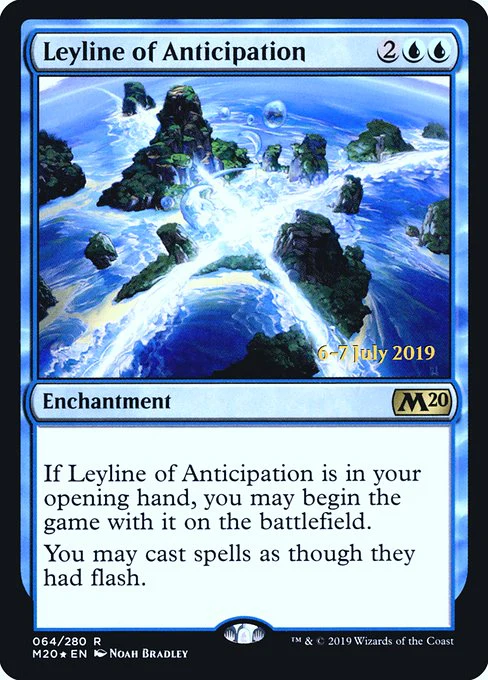 Leyline of Anticipation (64s) (Foil) - Core Set 2020 Promos
