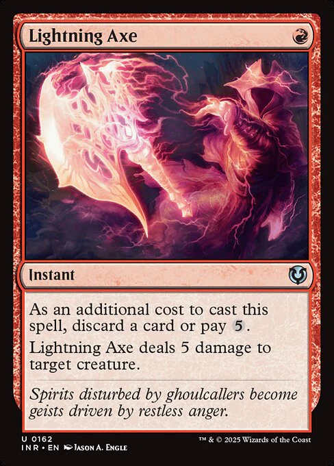 Lightning Axe (162) (Foil) - Innistrad Remastered