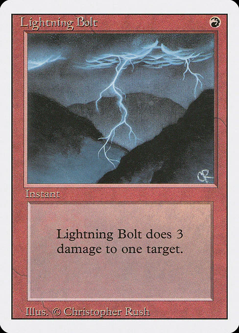 Lightning Bolt (162) - Revised Edition