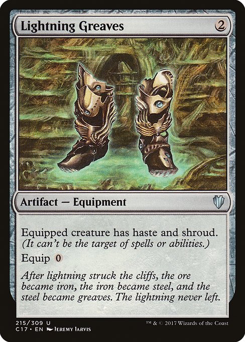Lightning Greaves (215) - Commander 2017