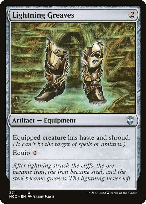 Lightning Greaves (371) - New Capenna Commander