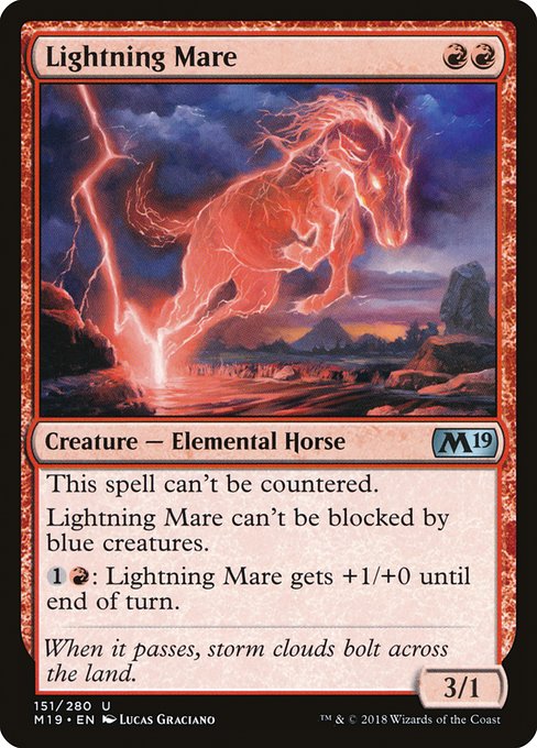 Lightning Mare (151) (Foil) - Core Set 2019