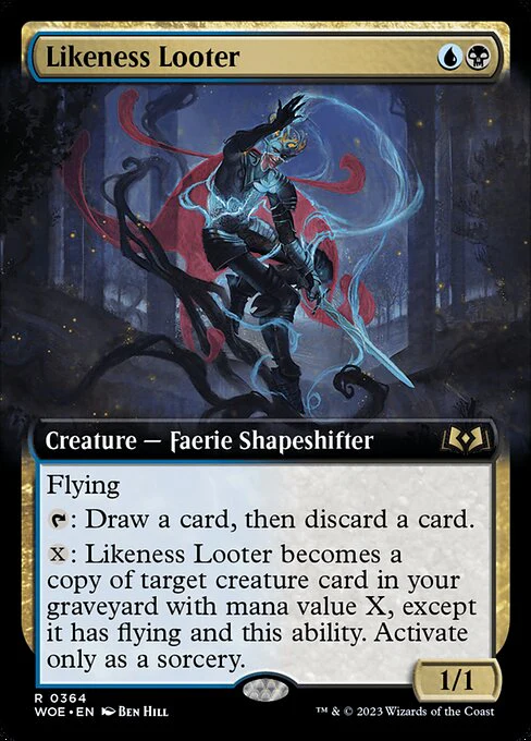 Likeness Looter (364) - EXTENDED ART (Foil) - Wilds of Eldraine