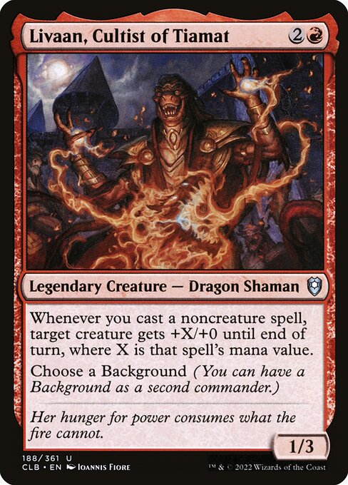 Livaan, Cultist of Tiamat (188) - Commander Legends: Battle for Baldur's Gate
