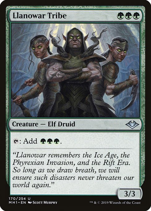 Llanowar Tribe (170) - Modern Horizons