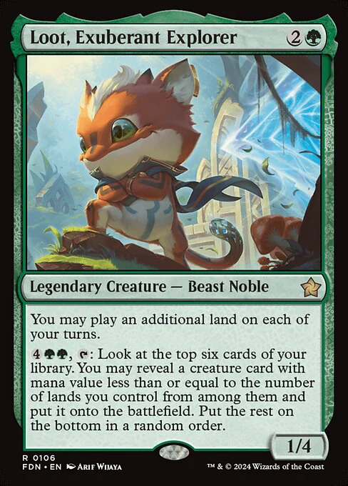 Loot, Exuberant Explorer (106) (Foil) - Foundations