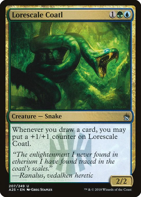 Lorescale Coatl (207) (Foil) - Masters 25