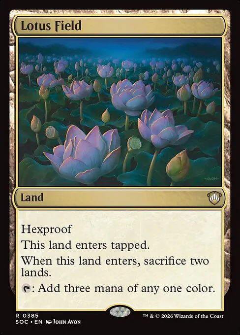 Lotus Field (385) - Secrets of Strixhaven Commander