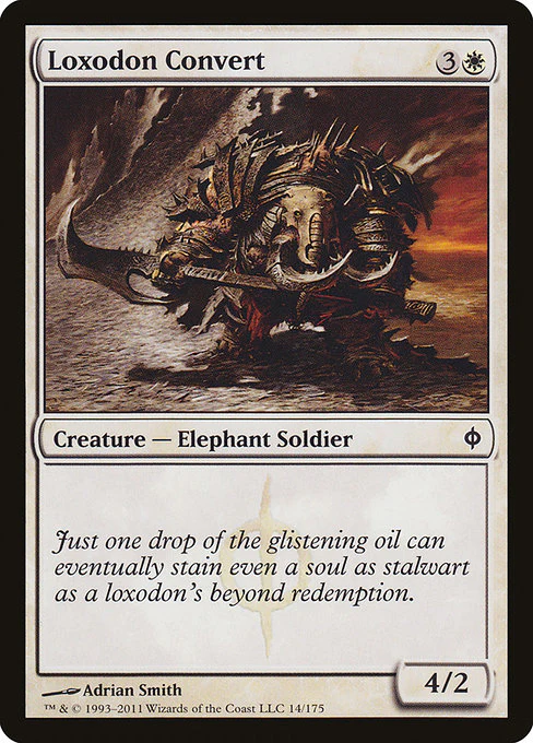 Loxodon Convert (14) (Foil) - New Phyrexia