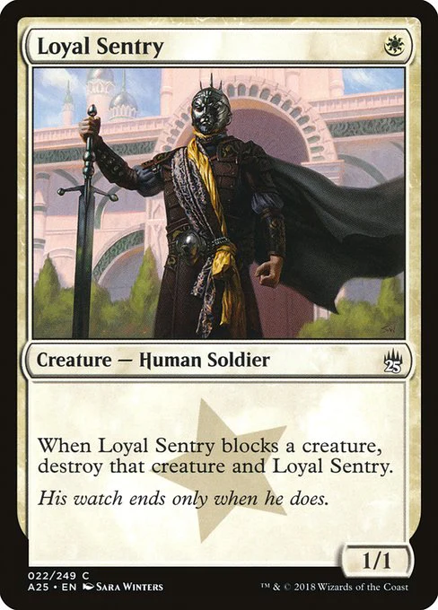 Loyal Sentry (22) (Foil) - Masters 25