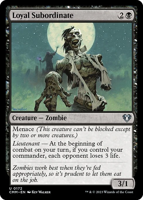 Loyal Subordinate (172) - Commander Masters