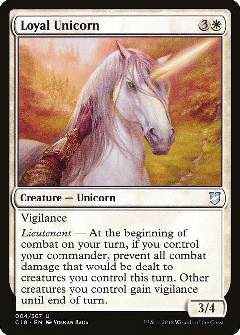 Loyal Unicorn (4) - Commander 2018