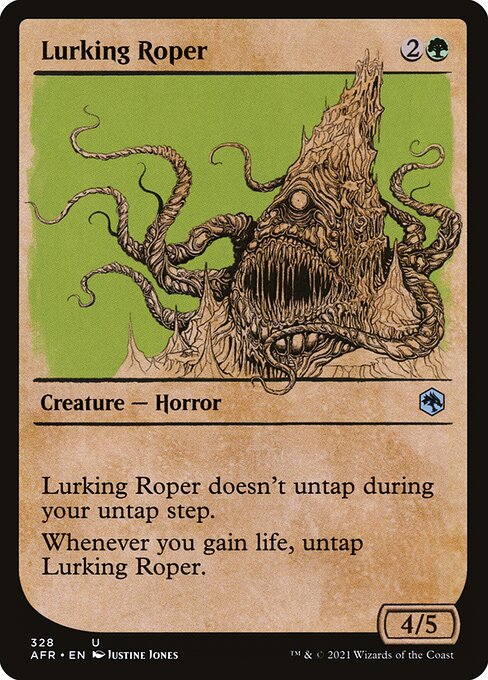 Lurking Roper (328) - SHOWCASE (Foil) - Adventures in the Forgotten Realms