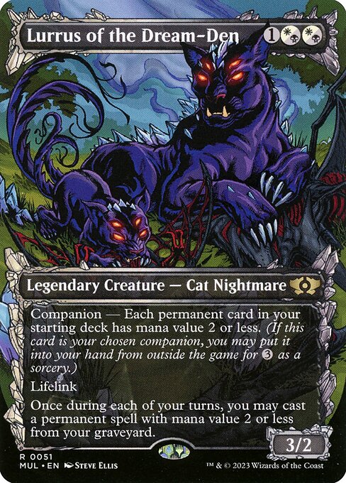Lurrus of the Dream-Den (51) - BORDERLESS - FULL ART (Foil) - Multiverse Legends