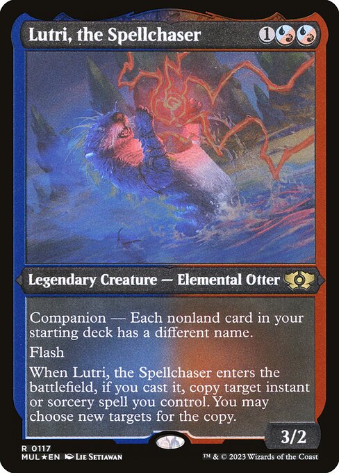 Lutri, the Spellchaser (117) (Etched) - Multiverse Legends