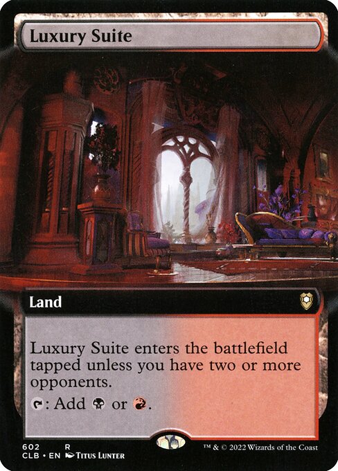 Luxury Suite (602) - EXTENDED ART - Commander Legends: Battle for Baldur's Gate