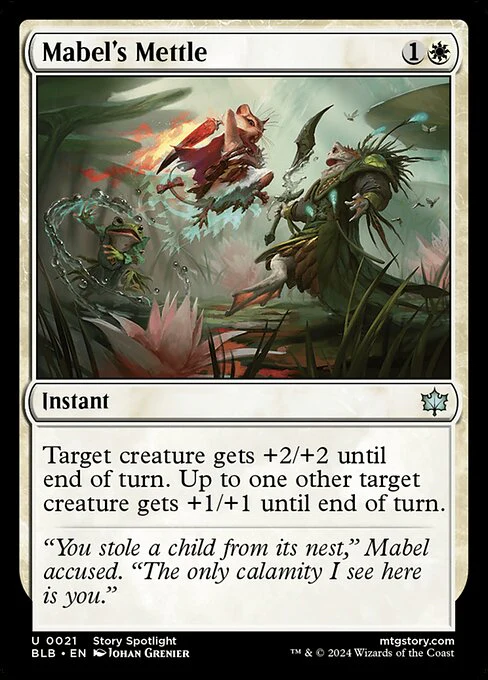 Mabel's Mettle (21) (Foil) - Bloomburrow