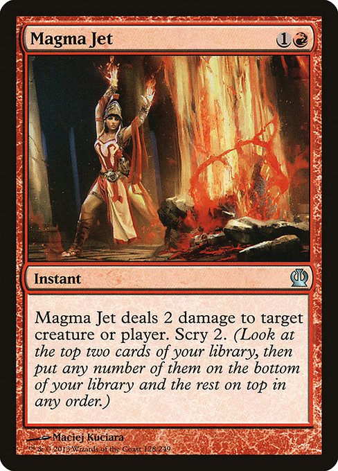 Magma Jet (128) (Foil) - Theros
