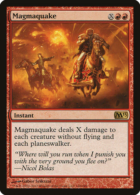Magmaquake (140) (Foil) - Magic 2013