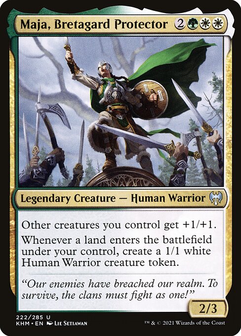 Maja, Bretagard Protector (222) - Kaldheim