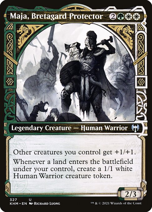 Maja, Bretagard Protector (327) - SHOWCASE - Kaldheim