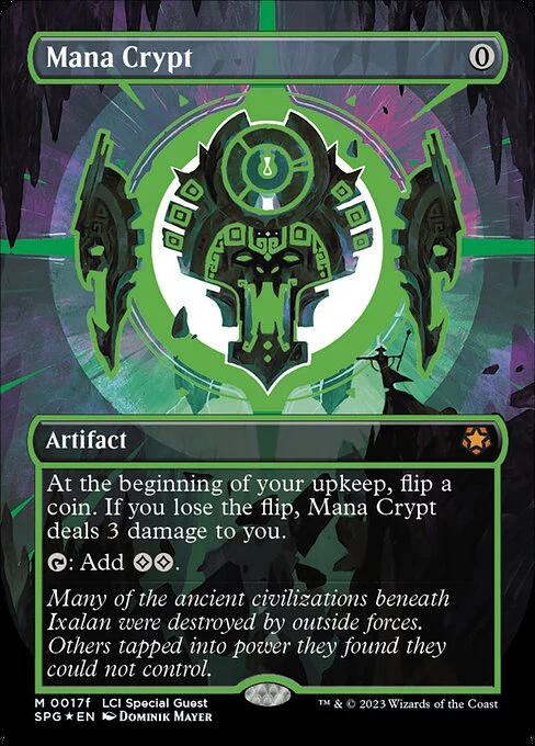 Mana Crypt (17f) - BORDERLESS - FULL ART (Foil) - Special Guests