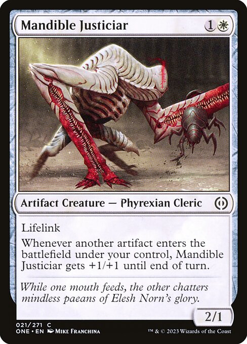 Mandible Justiciar (21) - Phyrexia: All Will Be One