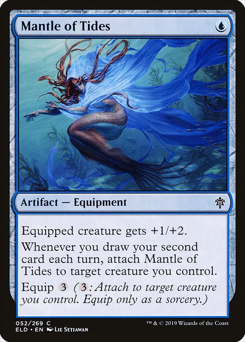 Mantle of Tides (52) (Foil) - Throne of Eldraine
