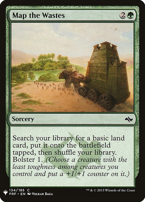 Map the Wastes (FRF-134) - The List