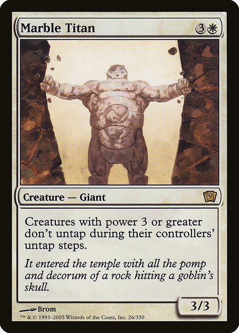 Marble Titan (26★) - Ninth Edition