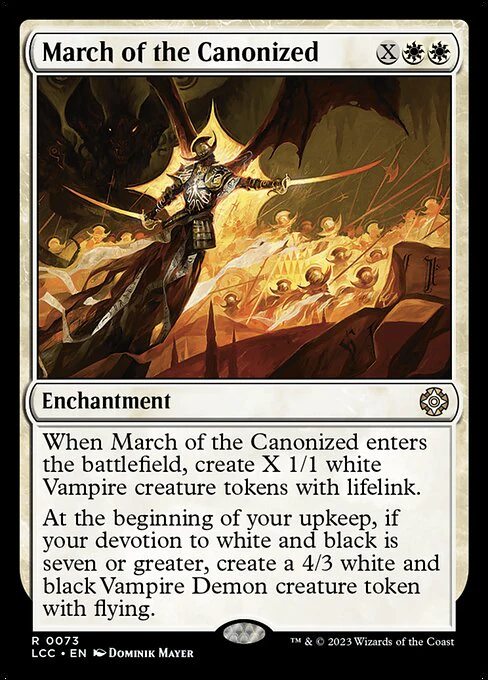 March of the Canonized (73) - The Lost Caverns of Ixalan Commander
