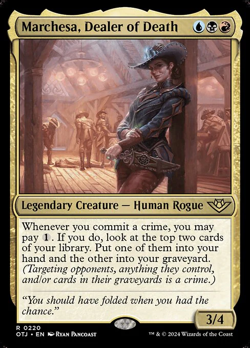 Marchesa, Dealer of Death (220) - Outlaws of Thunder Junction