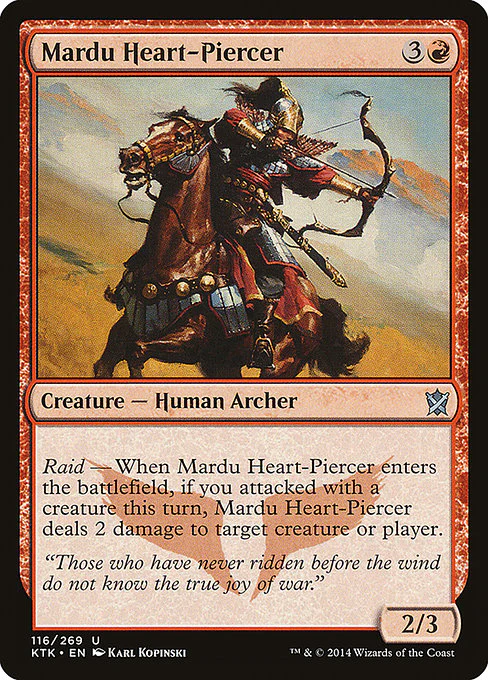 Mardu Heart-Piercer (116) (Foil) - Khans of Tarkir