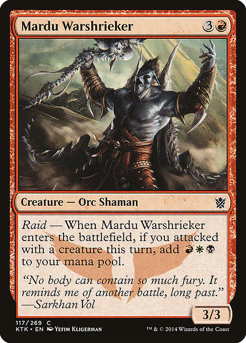 Mardu Warshrieker (117) (Foil) - Khans of Tarkir