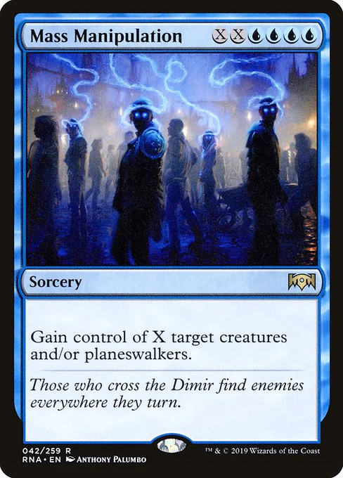 Mass Manipulation (42) - Ravnica Allegiance