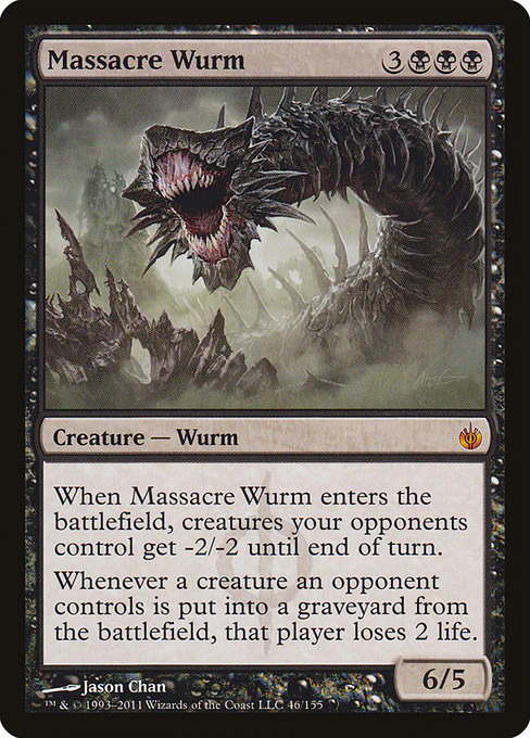 Massacre Wurm (46) - Mirrodin Besieged